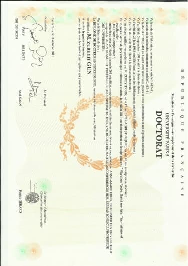 Dr. Zübeyit Gün — Klinik Psikolog
