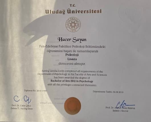 Hacer Sayan — Klinik Psikolog